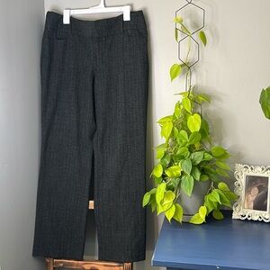 Apt 9 Black and Grey Bootcut Mid Rise Tummy Control Dress Pants Size 16